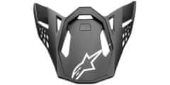 Alpinestars kšilt pro přilby SUPERTECH S-M10 a S-M8 SOLID, ALPINESTARS (černý matný, verze ECE 22.05) 8981019-110-TU