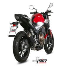 MIVV GP Pro Tlumič výfuku ocel černý/nerezová ocel koncovka Honda CB500F H.075.LXBP