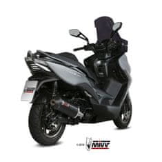 MIVV Oválný tlumič výfuku titan/karbonová koncovka Kymco Xciting 400I O.010.LVC