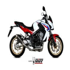 MIVV GP Pro Kompletní výfukový systém černý nerez - Honda CB 650 F H.055.LXBP