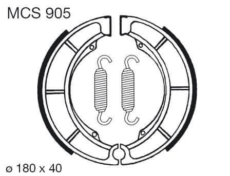 Lucas Brzdové čelisti LUCAS MCS 905 MCS 905