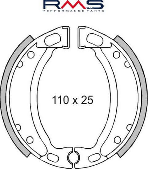 RMS Brzdové čelisti RMS 225120060 225120060