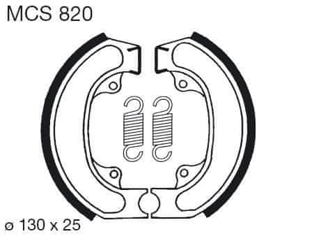 Lucas Brzdové čelisti LUCAS MCS 820 MCS 820