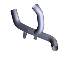 MIVV No-kat tube MIVV DOUBLE GUN D.037.C1 Nerez D.037.C1