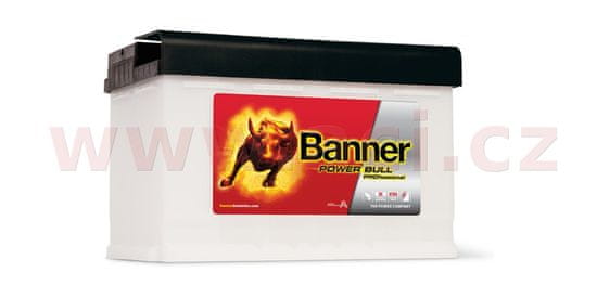 Banner 77Ah baterie, 700A, pravá BANNER Power Bull Professional 278x175x190 PRO P7740