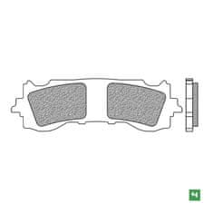 Newfren brzdové destičky, NEWFREN (směs ROAD TOURING SINTERED) 2 ks v balení FD0544TS