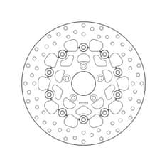 Brembo Plovoucí brzdový kotouč BREMBO Oro - 78B40891 78B40891