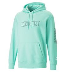 Puma Mikina bledě zelená 170 - 175 cm/S Swxp Graphic Hoodie