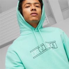 Puma Mikina bledě zelená 170 - 175 cm/S Swxp Graphic Hoodie