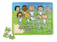 Small foot Dřevěné puzzle peanuts fotbal