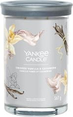 Yankee Candle Aromatická svíčka Signature velká Tumbler Smoked Vanilla & Cashmere 567g