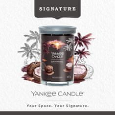 Yankee Candle Aromatická svíčka Signature velká Tumbler Black Coconut 567g