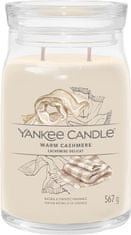Yankee Candle Yankee Candle vonná svíčka Signature ve skle velká Warm Cashmere 567 g