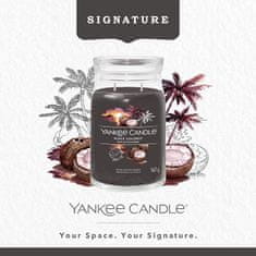 Yankee Candle vonná svíčka Signature ve skle velká Black Coconut 567g