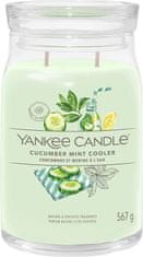 Yankee Candle Yankee Candle vonná svíčka Signature ve skle velká Cucumber Mint Cooler 567 g