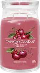 Yankee Candle Yankee Candle vonná svíčka Signature ve skle velká Black Cherry 567 g