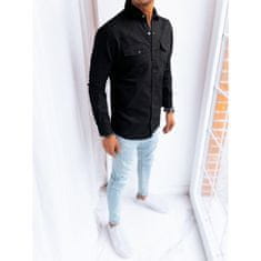 Dstreet Pánská džínová košile K076 černá dx2474 S