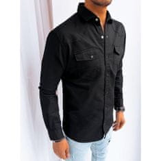 Dstreet Pánská džínová košile K076 černá dx2474 S