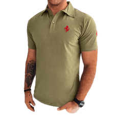 Dstreet Pánská polokošile HENAI khaki px0590 XXL