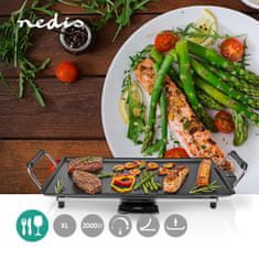 Nedis FCTE110EBK50 gril teppanyaki 50 cm, 2000 W