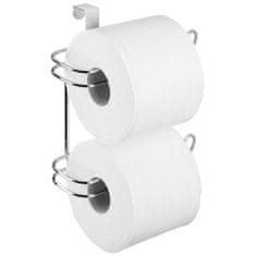 Tutumi Dvojitý držák toaletního papíru Rea Montroe stříbrný