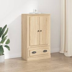 Greatstore Skříň highboard dub sonoma 60 x 35,5 x 103,5 kompozitní dřevo