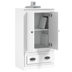 Greatstore Skříň highboard bílá 60 x 35,5 x 103,5 kompozitní dřevo