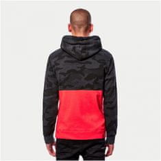 Alpinestars mikina CAMO BLOCK Zip charcoal heather/warm černo-červeno-šedo-camá M