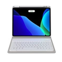 shumee Pouzdro s klávesnicí pro iPad Pro 11'' 2018-2021 Brilliance bílé