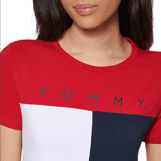 Tommy Hilfiger Dámské šaty Flag Dress červené L