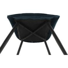 KONDELA Jídelní židle Sarin - modrá/černá