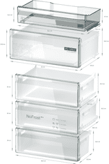 Siemens chladnička KG49NXIBF - zánovní