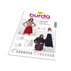 Burda Střih Burda 6980 - Zavinovací kalhotová sukně, culottes