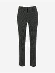 Orsay Bílo-černé dámské puntíkované kalhoty 38