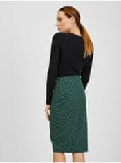 Orsay Tmavě zelená dámská vzorovaná sukně M