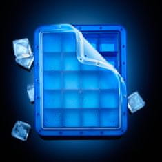 LURCH Froma na led s průhledným víkem modrá - kostka 4x4cm