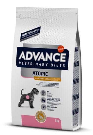 ADVANCE Diet Atopic Rabbit - Suché Krmivo S Králíkem Pro Psy 3kg