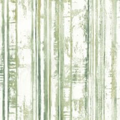 Zelená pruhovaná vliesová tapeta na zeď 229604, Premium Selection, 0,53 x 10,05 m