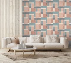 Vliesová geometrická tapeta na zeď, styl Art deco M27005, Arty, 0,53 x 10,05 m