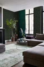 Vliesová tapeta na zeď zelená s pavími pery 347765, Luxury Skins, 0,53 x 10,05 m