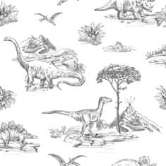 Vliesová tapeta na zeď, Dinosauři 139269, Forest Friends, 0,53 x 10,05 m