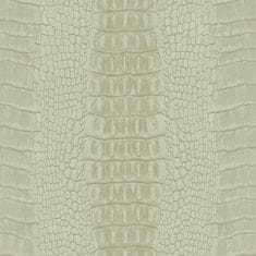 Béžová vliesová tapeta, imitace krokodýlí kůže 347771, Luxury Skins, 0,53 x 10,05 m