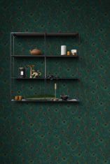 Vliesová tapeta na zeď zelená s pavími pery 347764, Luxury Skins, 0,53 x 10,05 m