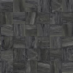 Šedočerná vliesová tapeta Dřevo, imitace dřevěného obložení 347520, Matières - Wood, 0,53 x 10,05 m