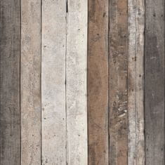 Luxusní vliesová tapeta Dřevo EE22570, Distressed Wood, Essentials, 0,53 x 10,05 m