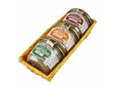 GOURMET PARTNERS Koš "Tři prasátka", 3 x 180g