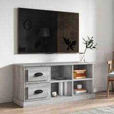 Greatstore TV skříňka šedá sonoma 102 x 35,5 x 47,5 cm kompozitní dřevo