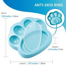 PetDreamHouse Paw 2-In-1 Mini Blue Easy Miska Pro Psy