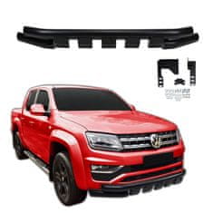 J&J Automotive Přední rámy pro Volkswagen Amarok 2017- 76mm black SHARK 