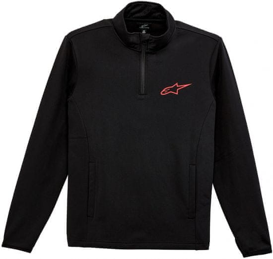 Alpinestars mikina MISSION V2 MIDLAYER Half Zip černá